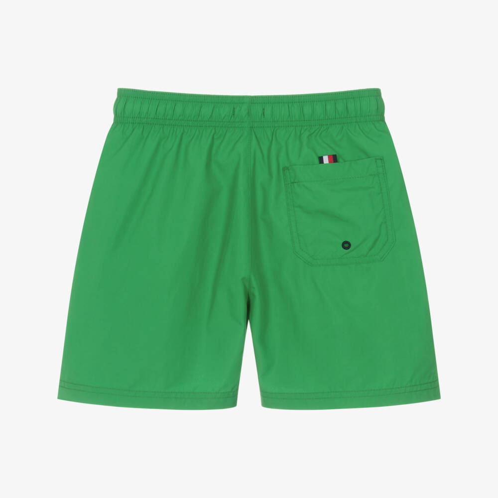 Tommy Hilfiger-Boys Emerald Logo Swim Trunks | Childrensalon Outlet