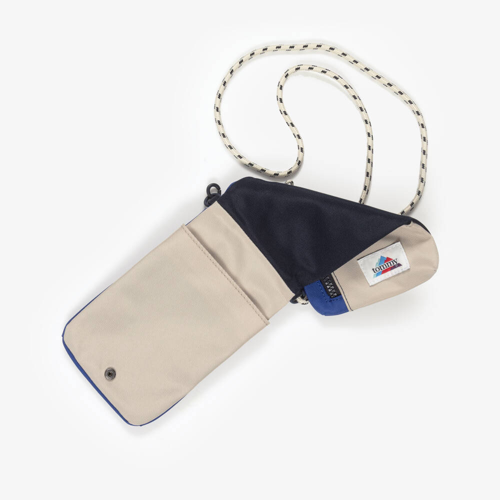 Tommy Hilfiger-Boys & Girls Blue Colourblock Crossbody Phone Pouch | Childrensalon Outlet