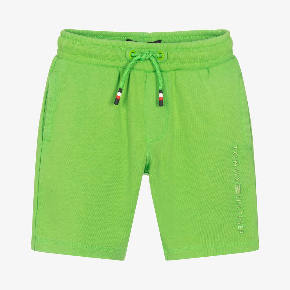 Tommy Hilfiger - Short vert en jersey de coton | Childrensalon