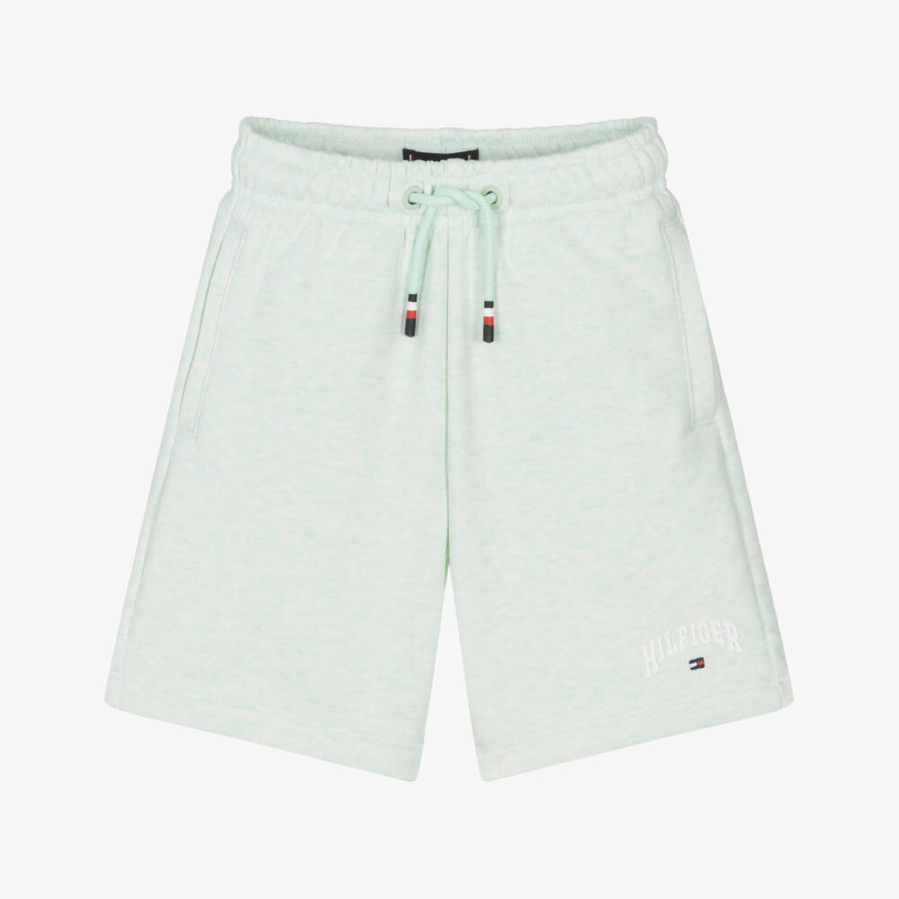 Tommy Hilfiger-Шорты с логотипом зелёные для мальчиков | Childrensalon Outlet