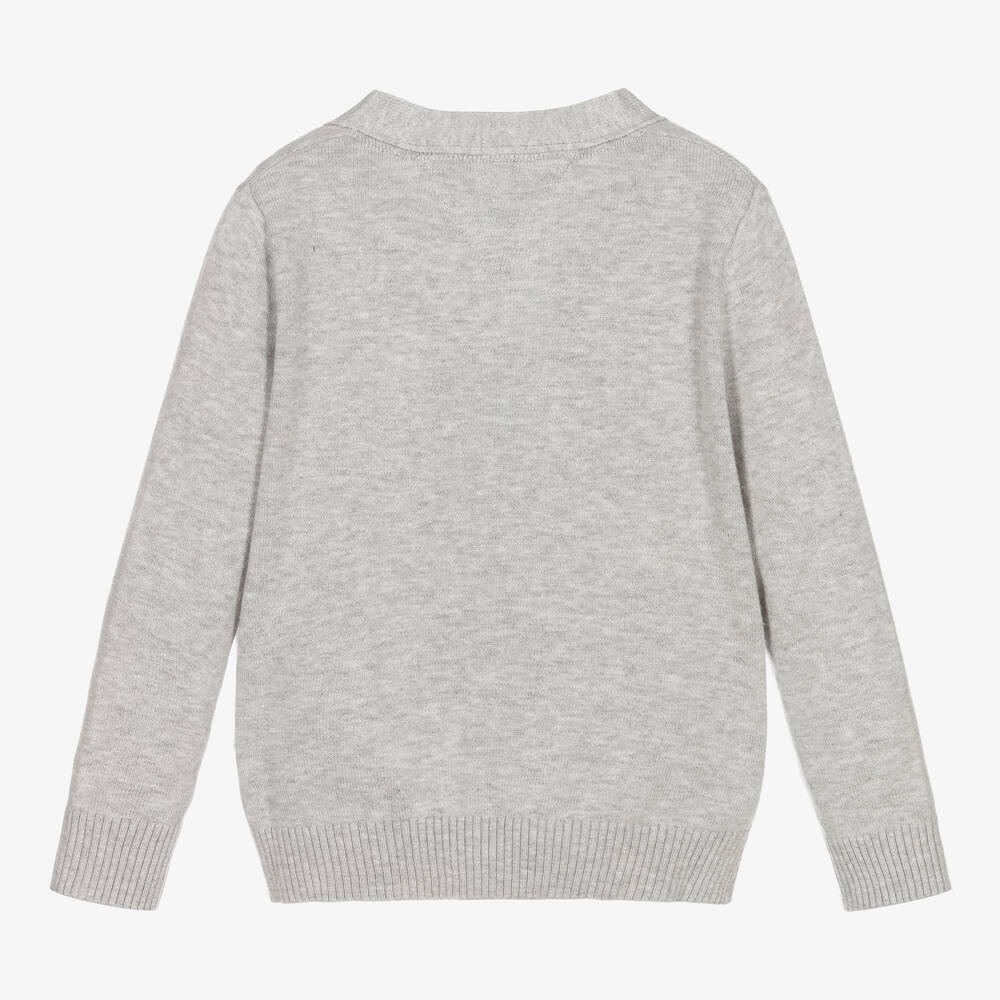Tommy hilfiger grey on sale sweater