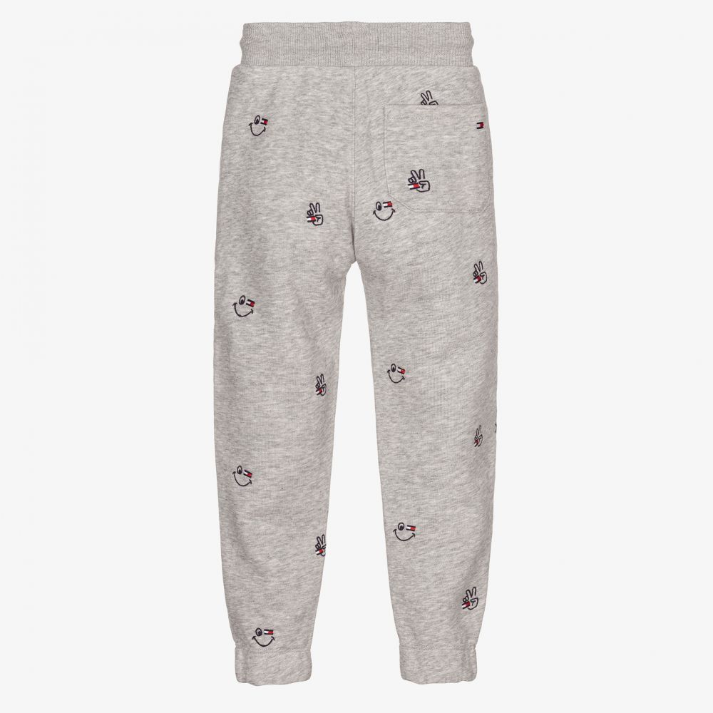 Grey tommy hilfiger joggers best sale