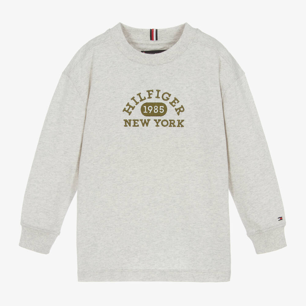 Tee-shirt Fille Design History Taille 10-12 (L) - Gris Argenté Métallisé Coeur - Coton - Occasion TB