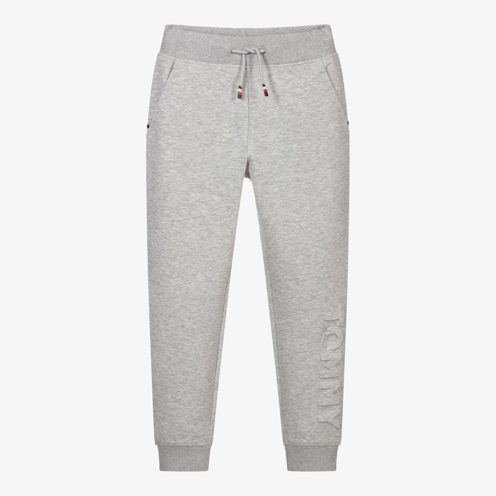 Tommy Hilfiger - Jogging gris chiné Garçon | Childrensalon