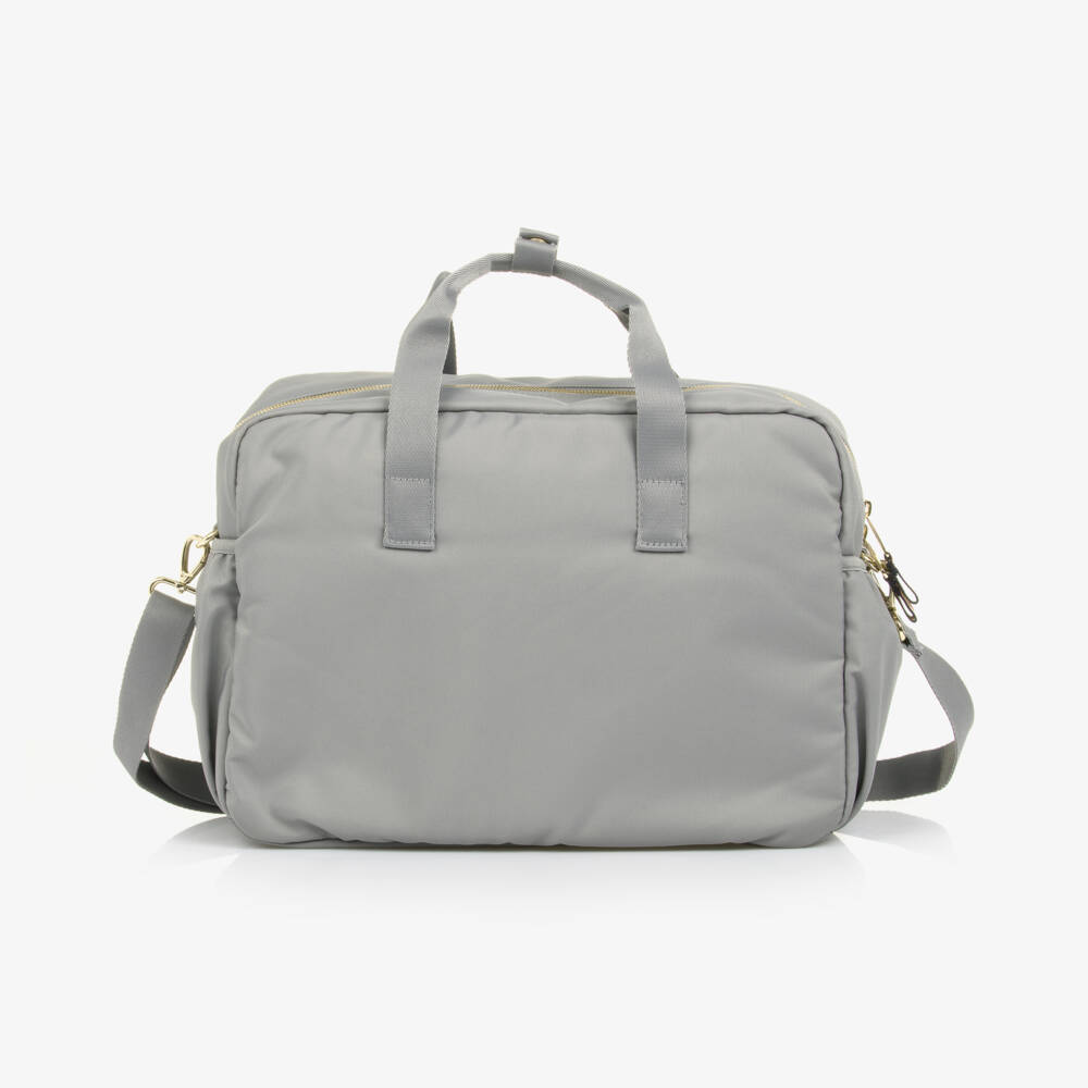 Tommy Hilfiger-Boys Grey Monogram Diaper Bag | Childrensalon Outlet