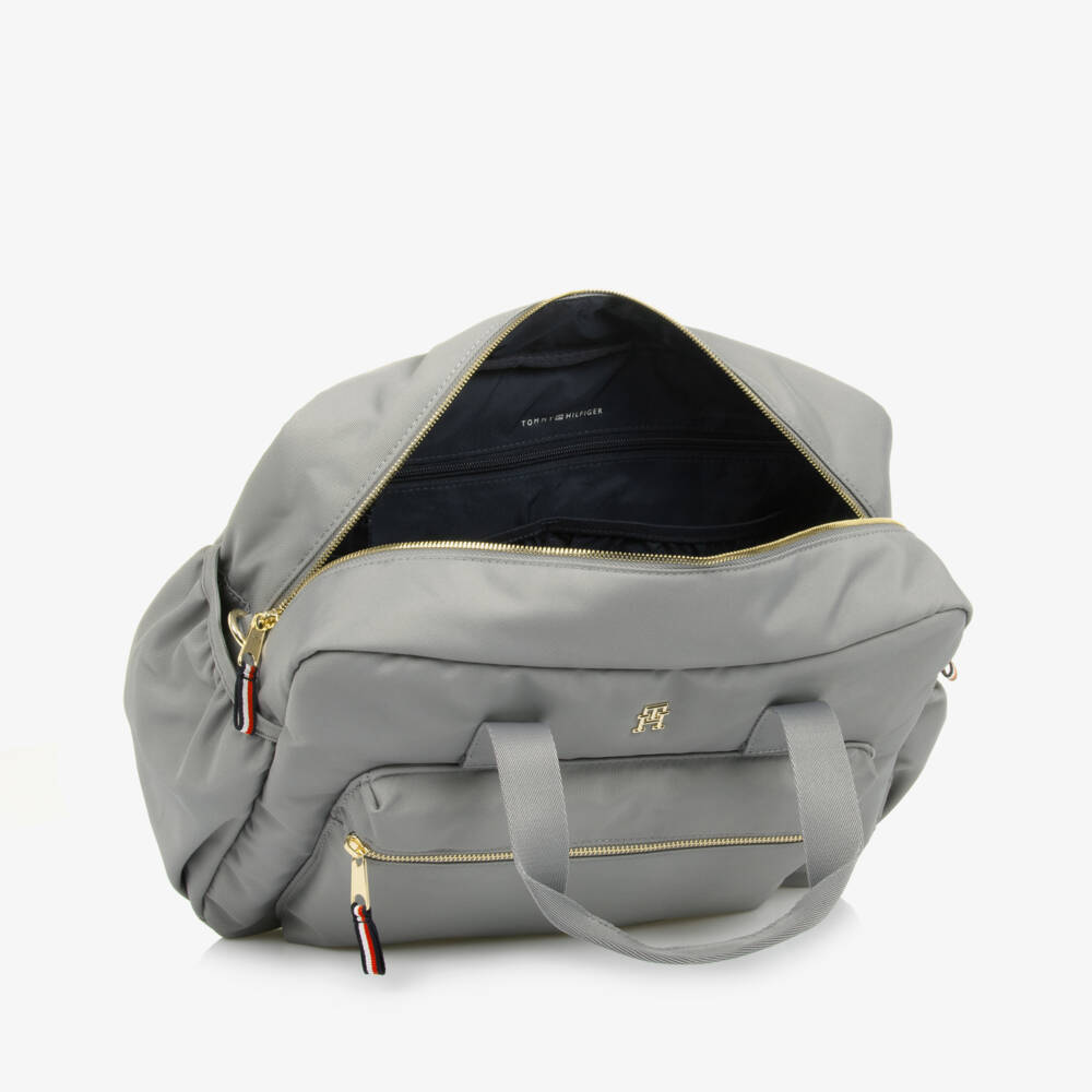 Tommy Hilfiger-Boys Grey Monogram Diaper Bag | Childrensalon Outlet