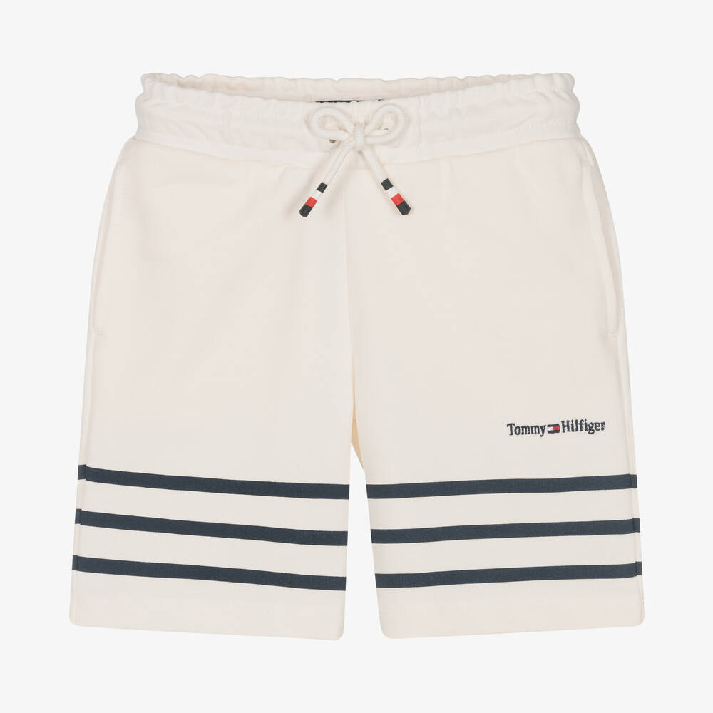 Tommy Hilfiger - Short ivoire en jersey de coton  | Childrensalon