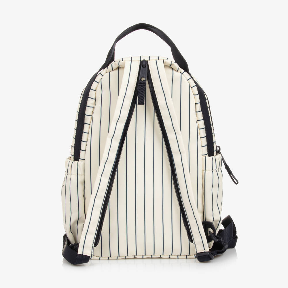Tommy Hilfiger-Boys Ivory Sports Stripe Backpack | Childrensalon Outlet