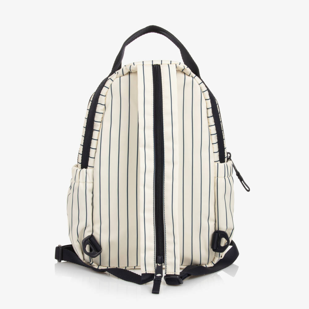 Tommy Hilfiger-Boys Ivory Sports Stripe Backpack | Childrensalon Outlet