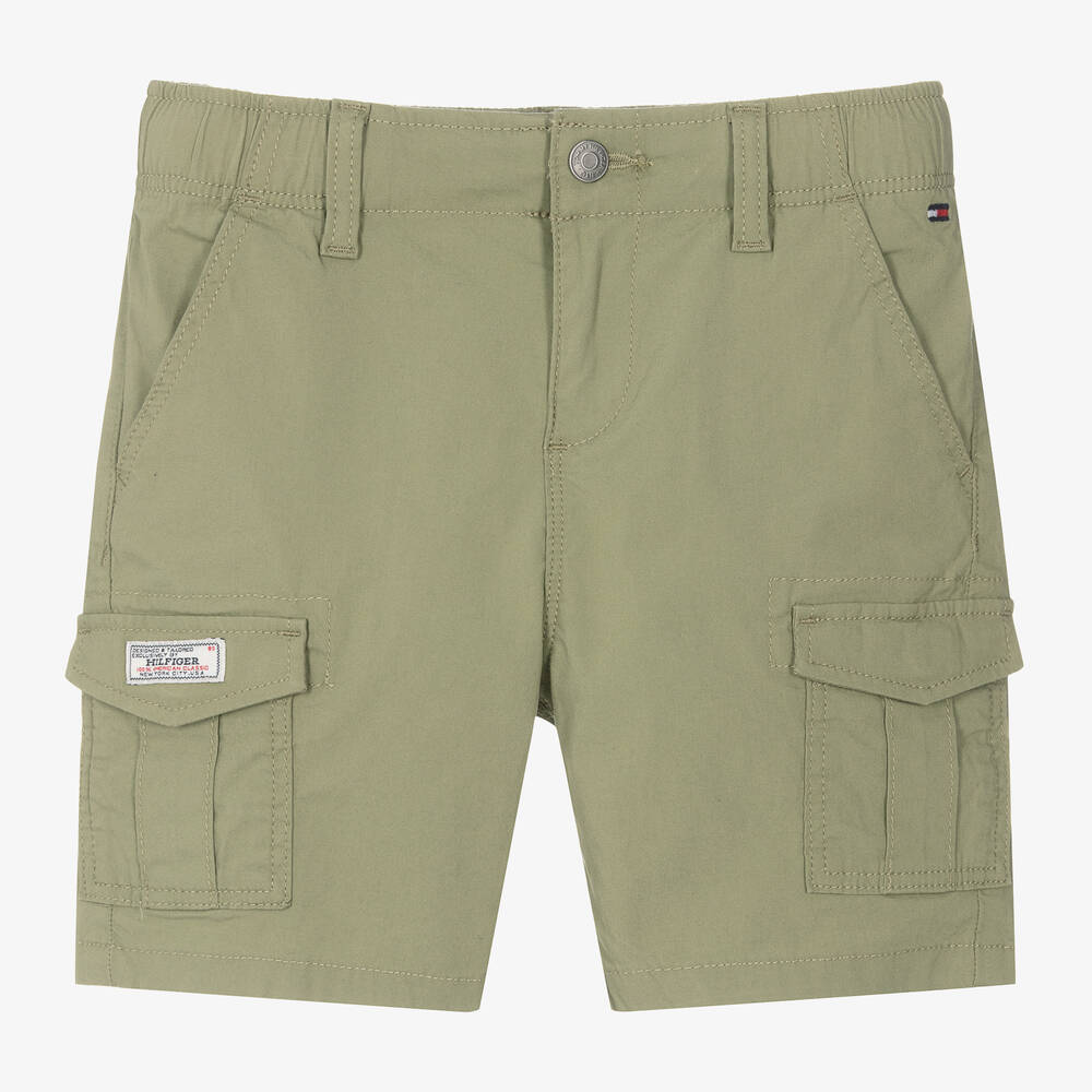 Boys khaki cargo shorts outlet