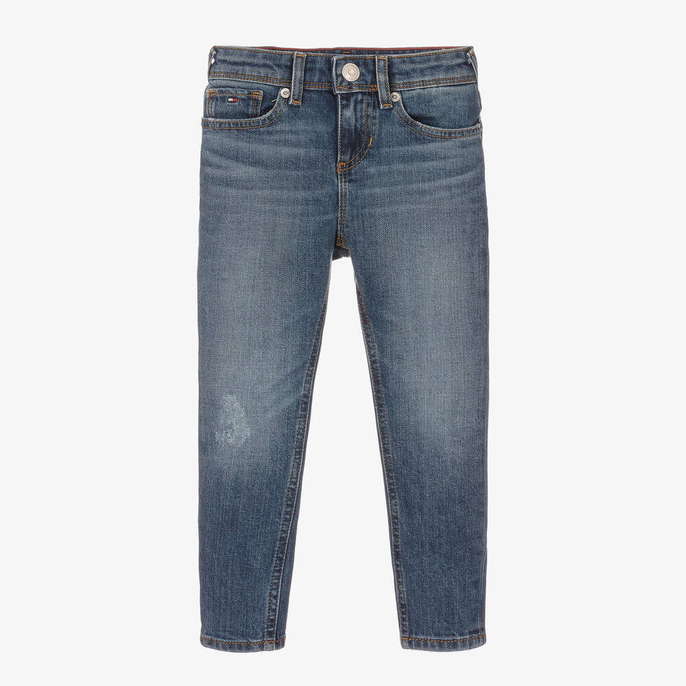 Tommy Hilfiger - Синие узкие джинсы для мальчиков | Childrensalon
