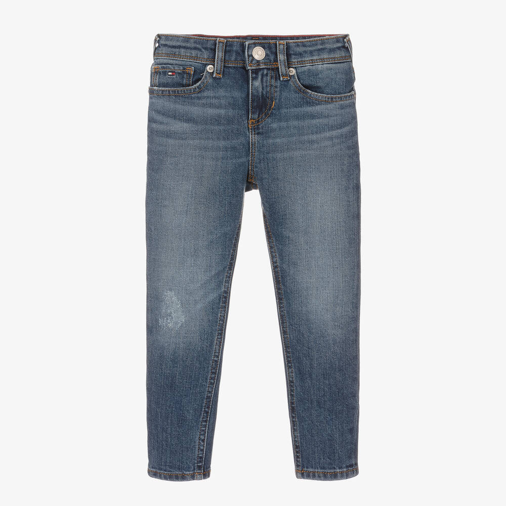 Tommy Hilfiger - Jean slim bleu moyen denim garçon | Childrensalon