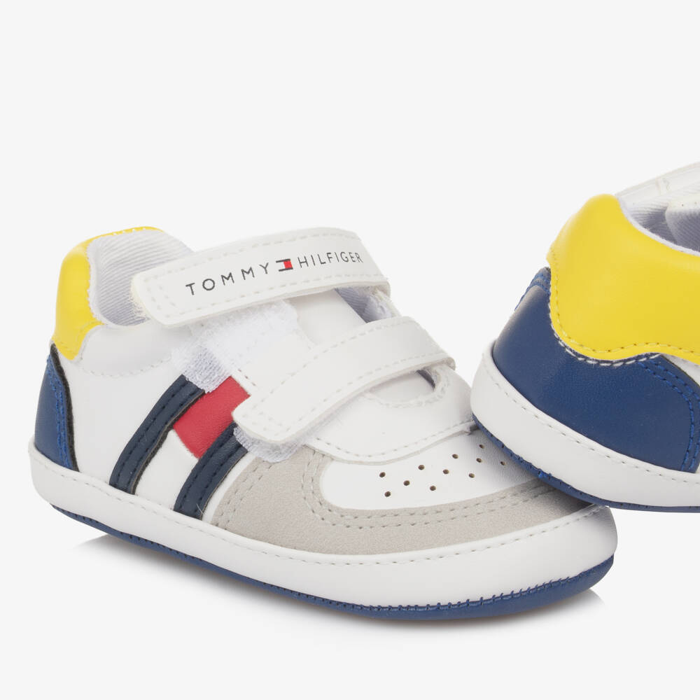 Tommy Hilfiger-Boys Multicolor Pre-Walker Sneakers | Childrensalon Outlet
