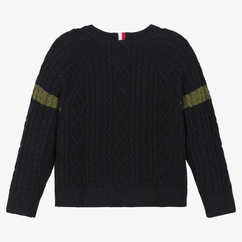 Tommy hilfiger navy blue sweater on sale
