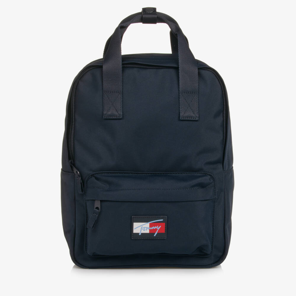 Tommy Hilfiger-Рюкзак из синего холста с логотипом для мальчиков | Childrensalon Outlet
