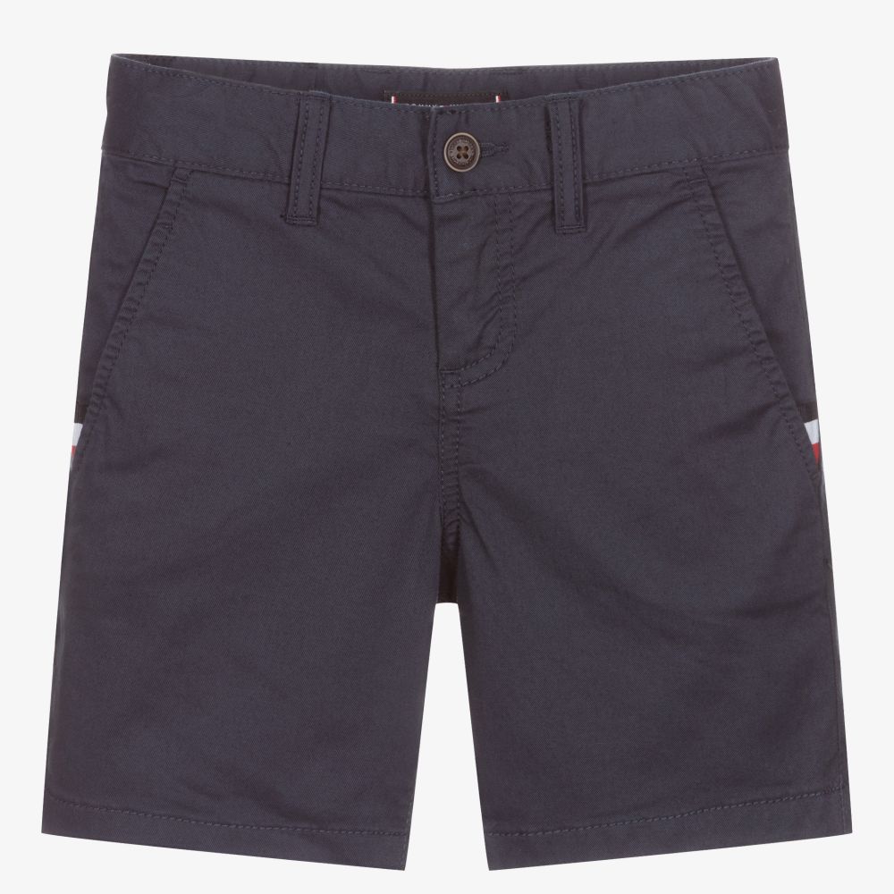 Tommy Hilfiger - Short chino bleu marine Garçon | Childrensalon