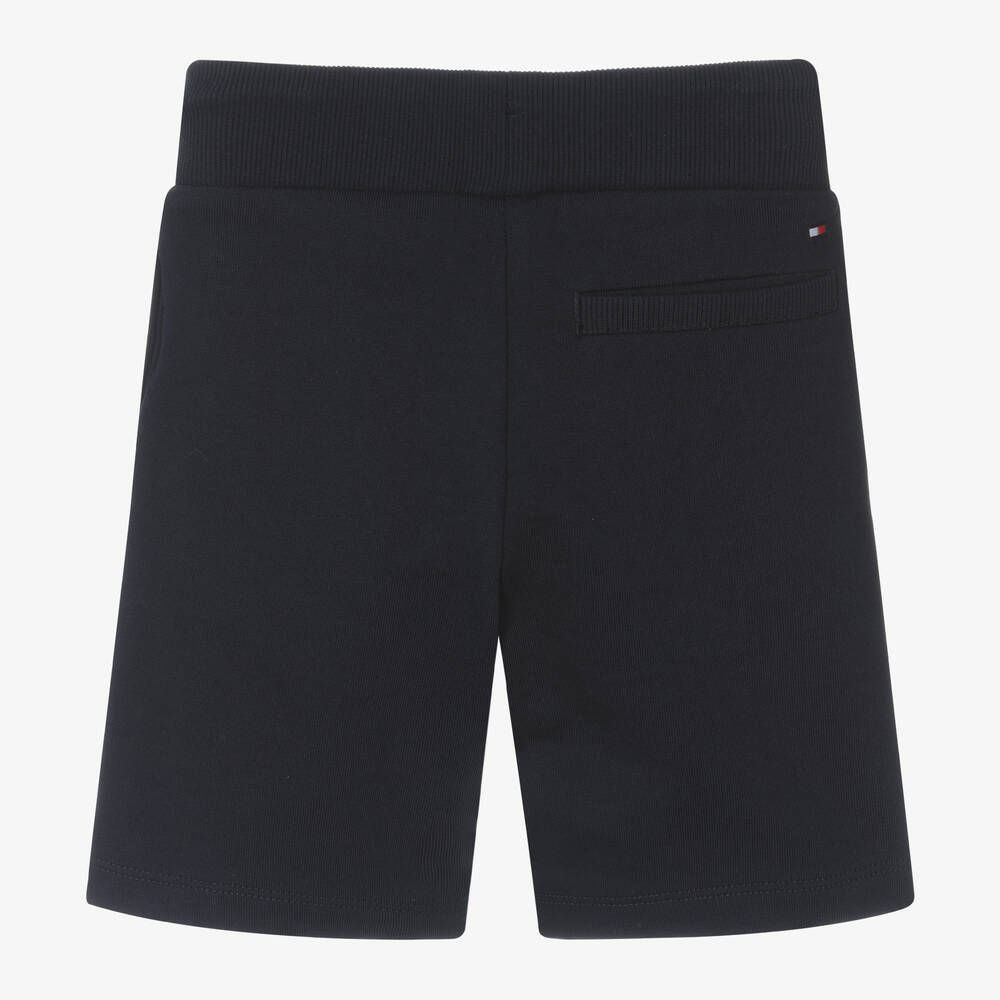 Tommy Hilfiger-Синие шорты из хлопкового трикотажа для мальчиков | Childrensalon Outlet