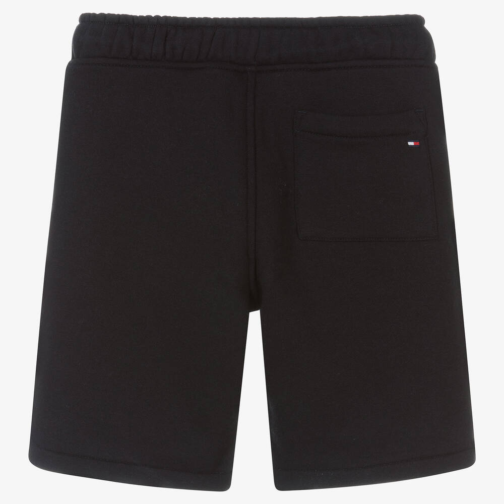 Tommy Hilfiger-Boys Navy Blue Cotton Shorts | Childrensalon Outlet