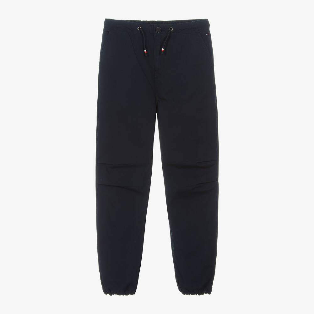 Tommy Hilfiger-Синие хлопковые брюки для мальчиков | Childrensalon Outlet