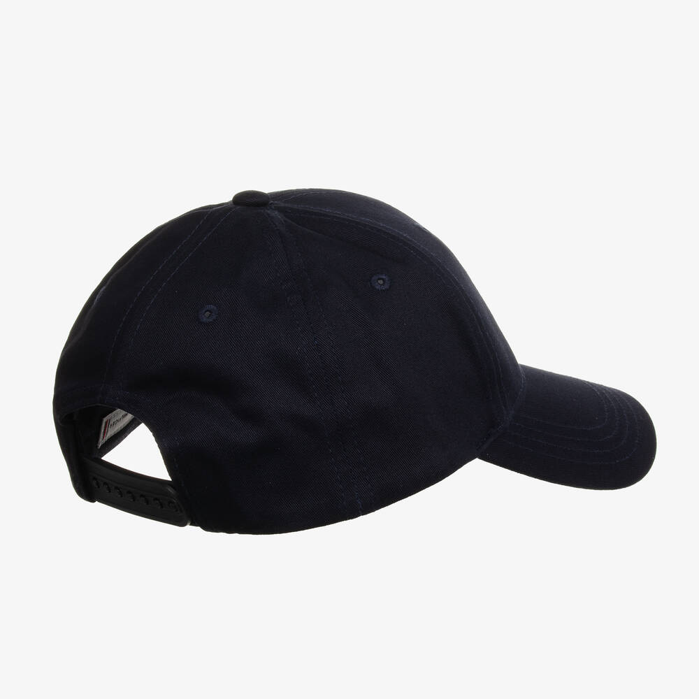 Tommy Hilfiger-كاب فارسيتي قطن تويل لون كحلي للأولاد | Childrensalon Outlet