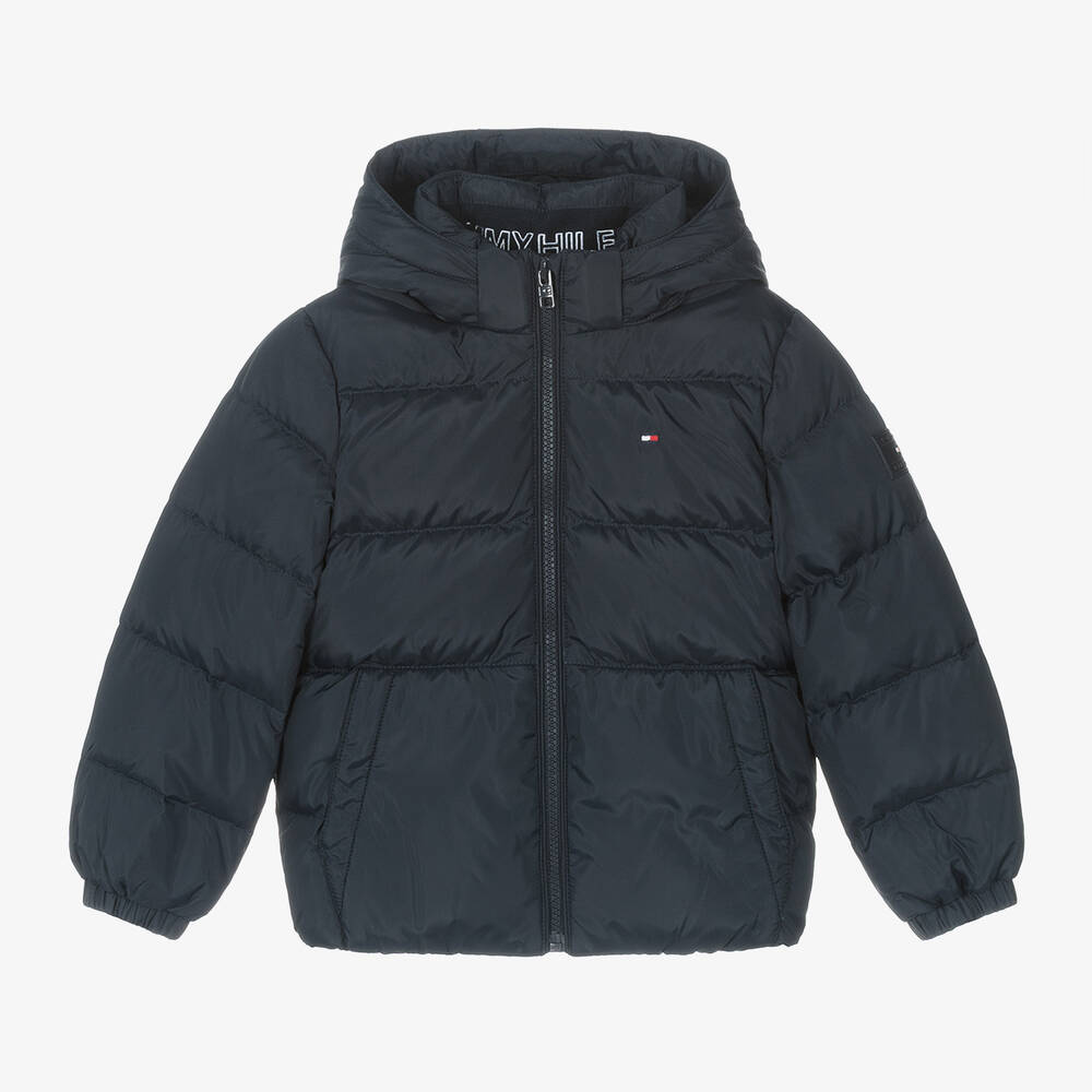 Tommy Hilfiger-Синий пуховик для мальчиков | Childrensalon Outlet