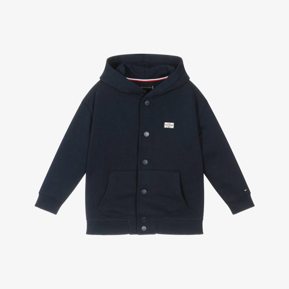 Tommy Hilfiger-Boys Navy Blue Jersey Pullover | Childrensalon Outlet