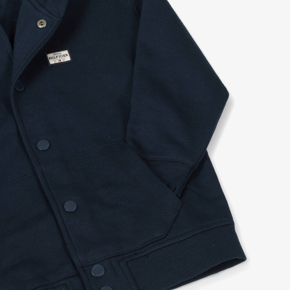 Tommy Hilfiger-Boys Navy Blue Jersey Pullover | Childrensalon Outlet