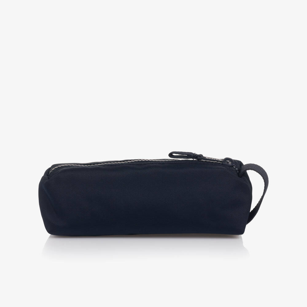Tommy Hilfiger-Boys Navy Blue Logo Print Pencil Case (20cm) | Childrensalon Outlet