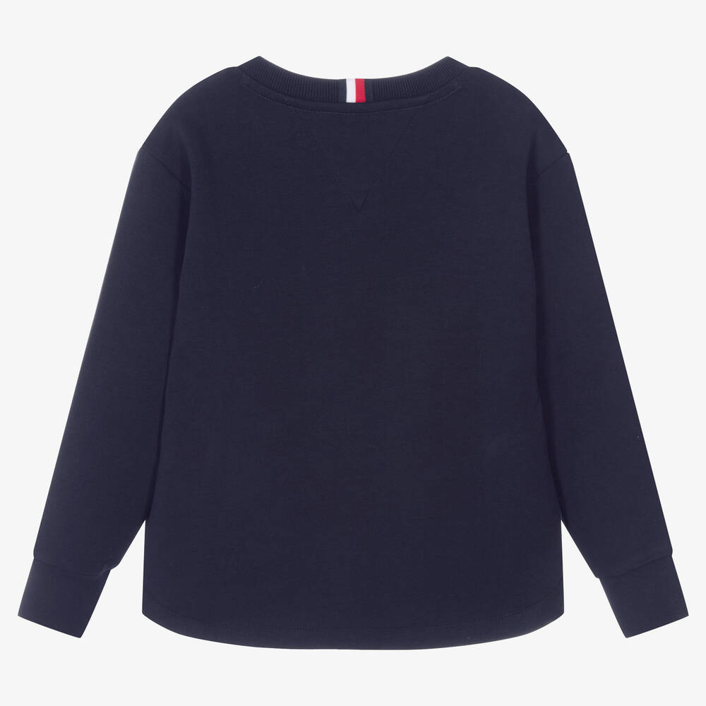 Tommy hilfiger navy sweatshirt mens hot sale