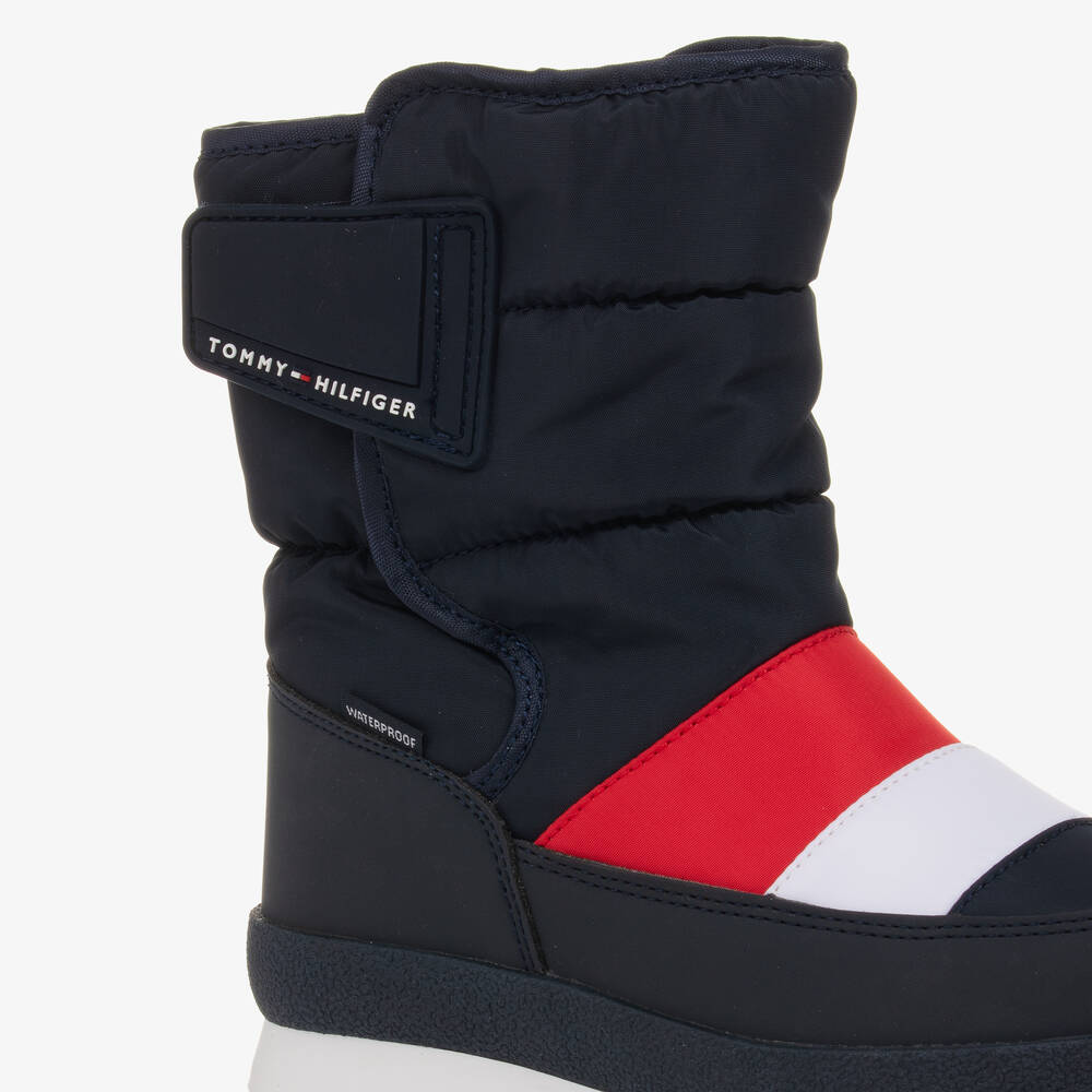 Tommy Hilfiger-بوت للثلج لون كحلي وأحمر للأولاد | Childrensalon Outlet