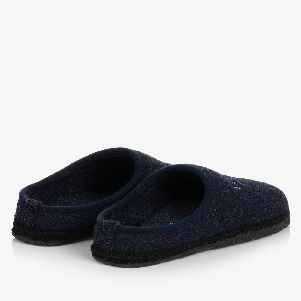 Boys navy slippers new arrivals