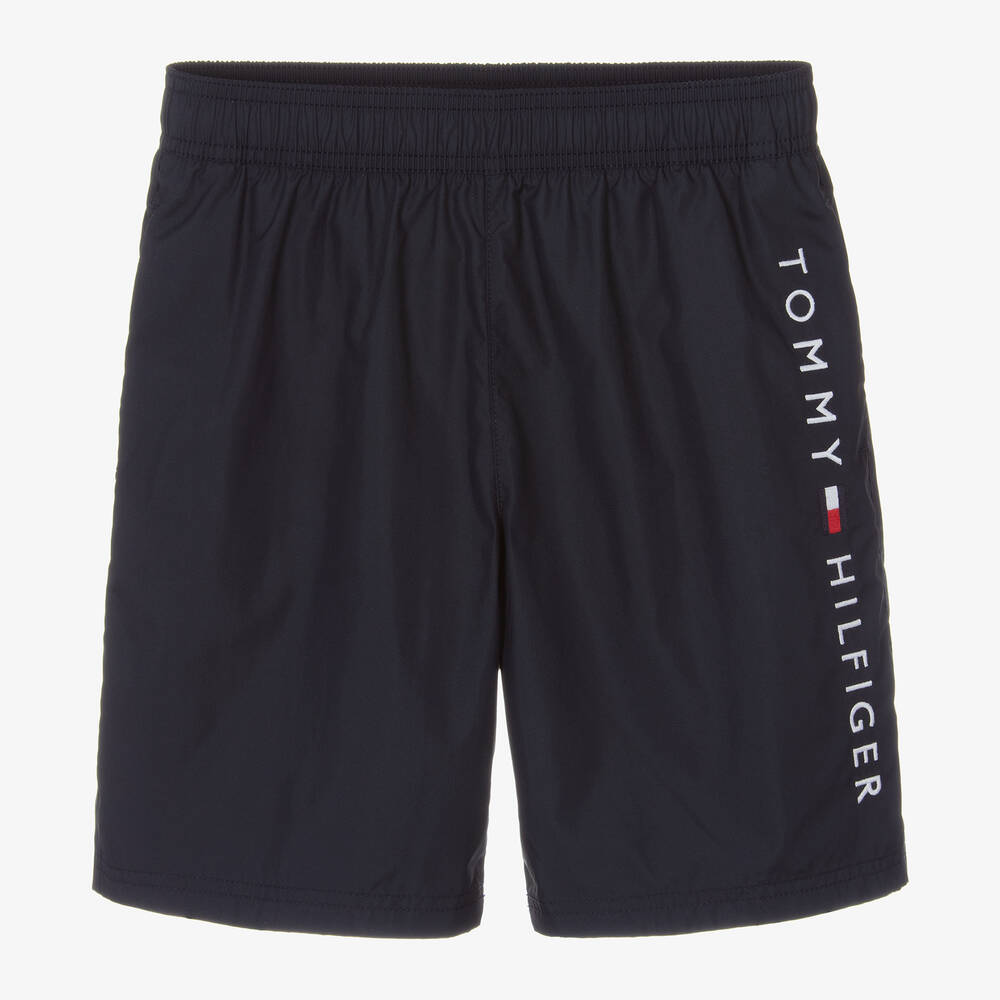 Boys Navy Blue Swim Shorts