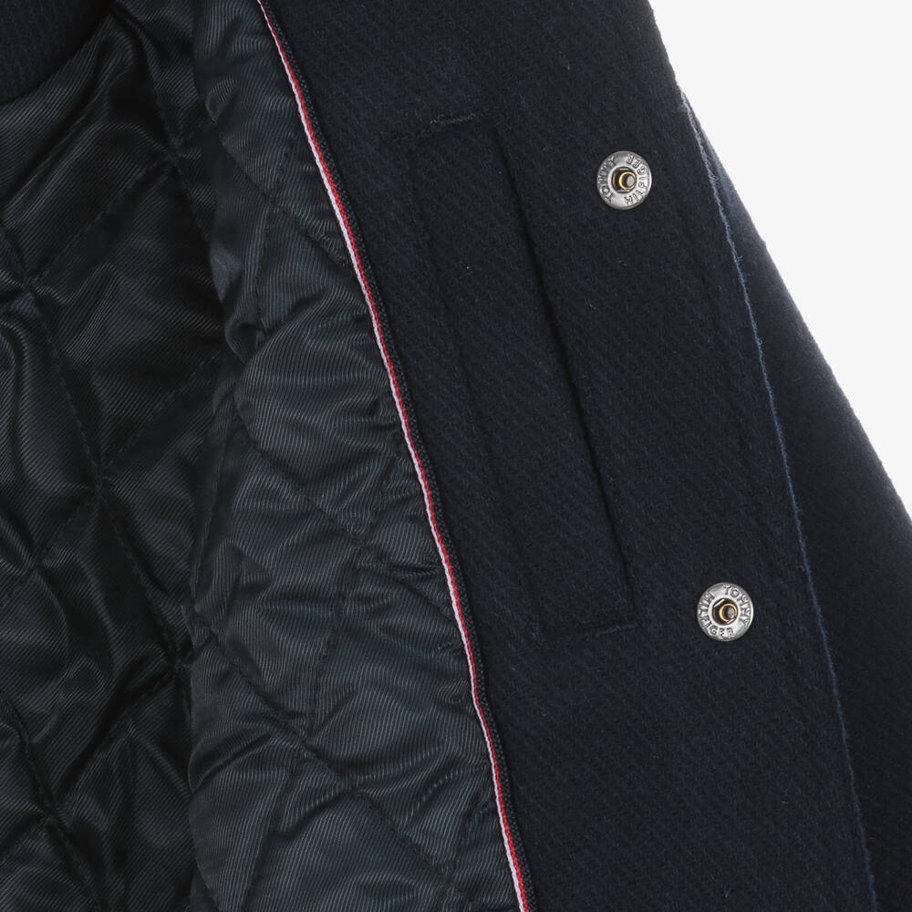 Tommy Hilfiger-Синяя куртка-бомбер Varsity для мальчиков | Childrensalon Outlet