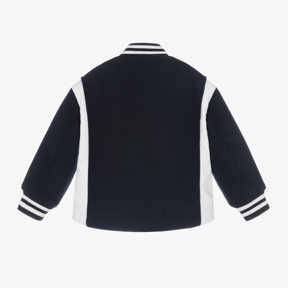 Tommy Hilfiger-Синяя куртка-бомбер Varsity для мальчиков | Childrensalon Outlet
