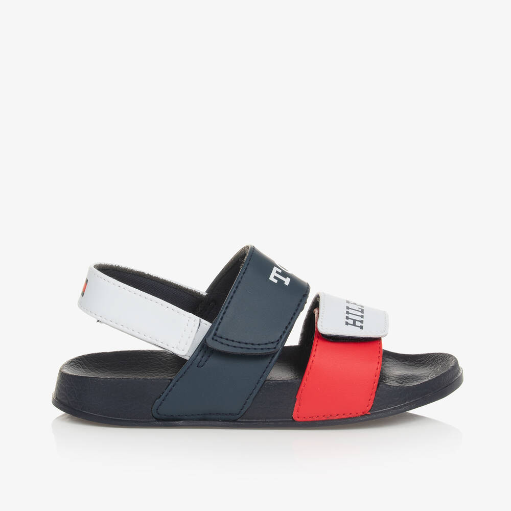 Tommy hilfiger navy sandals outlet
