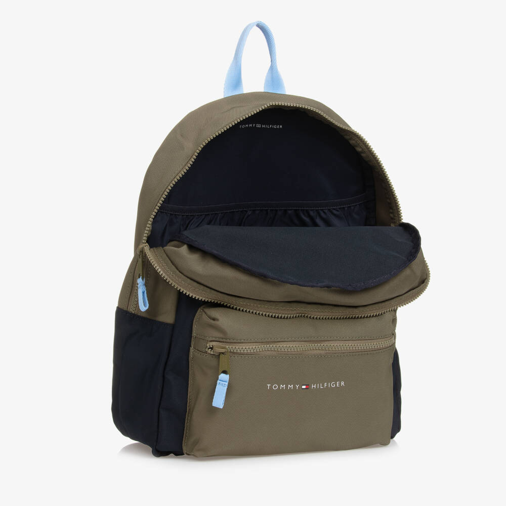 Tommy Hilfiger-Boys Navy Colourblock Bag | Childrensalon Outlet