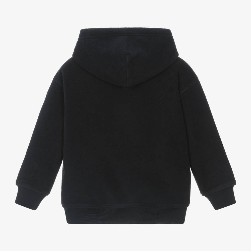 Tommy Hilfiger-Boys Navy Fleece Pullover | Childrensalon Outlet