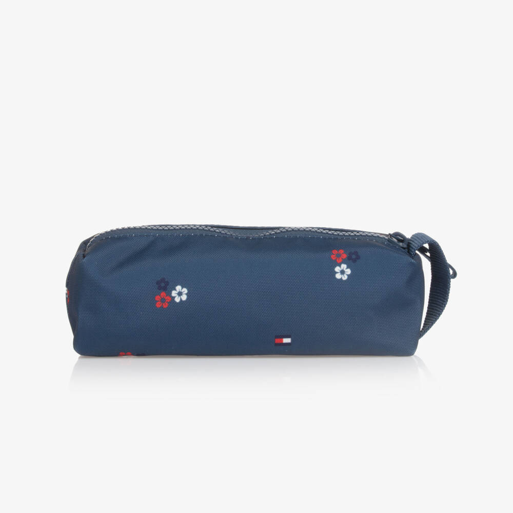 Tommy Hilfiger-Boys Navy Floral Pencil Case | Childrensalon Outlet
