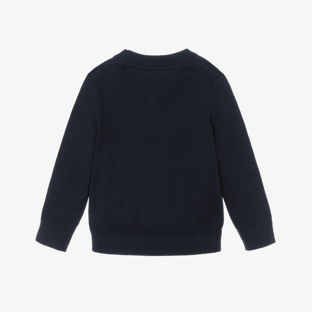 Tommy Hilfiger-Boys Navy Iconic 1985 Knit | Childrensalon Outlet