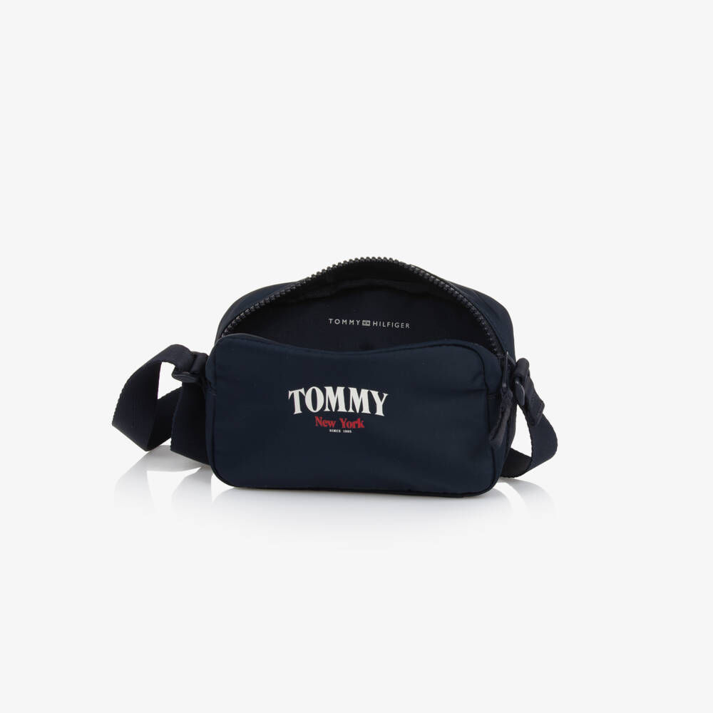 Tommy Hilfiger-Boys Navy Mini Crossbody Satchel | Childrensalon Outlet