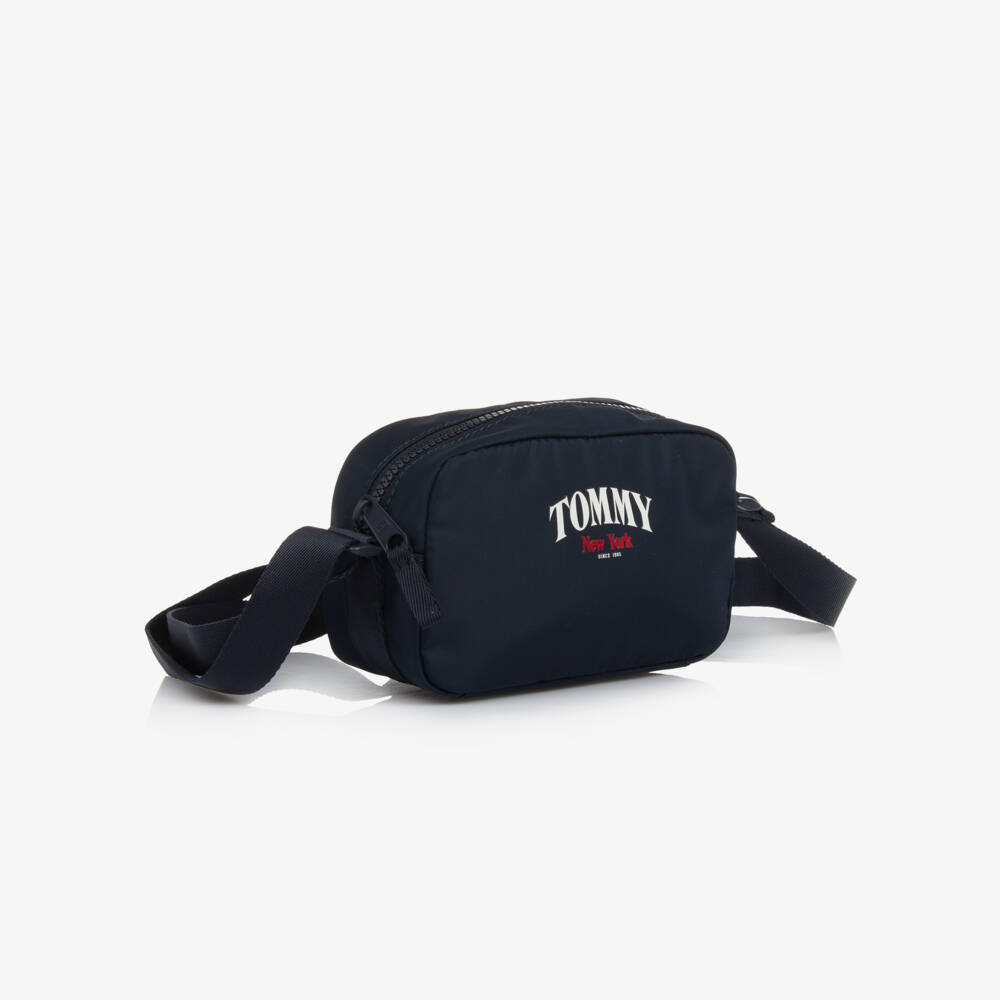 Tommy Hilfiger-Boys Navy Mini Crossbody Satchel | Childrensalon Outlet
