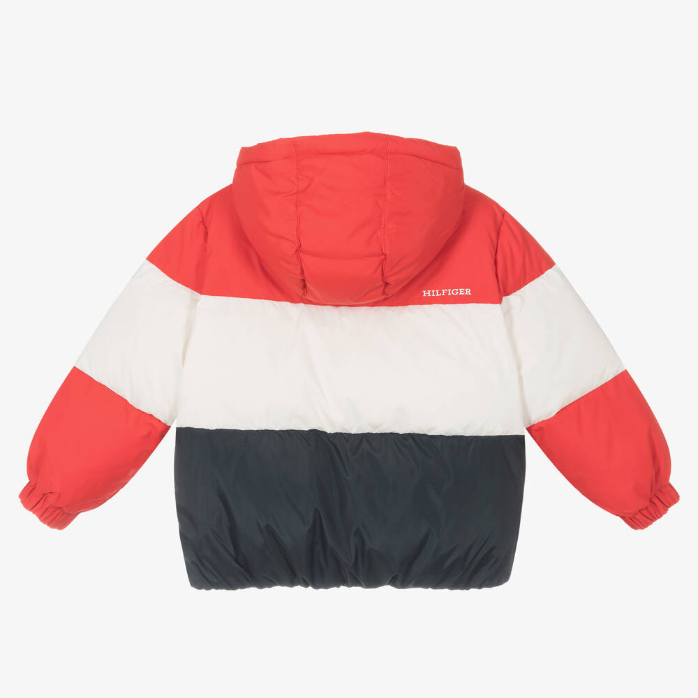 All red tommy hilfiger jacket clearance