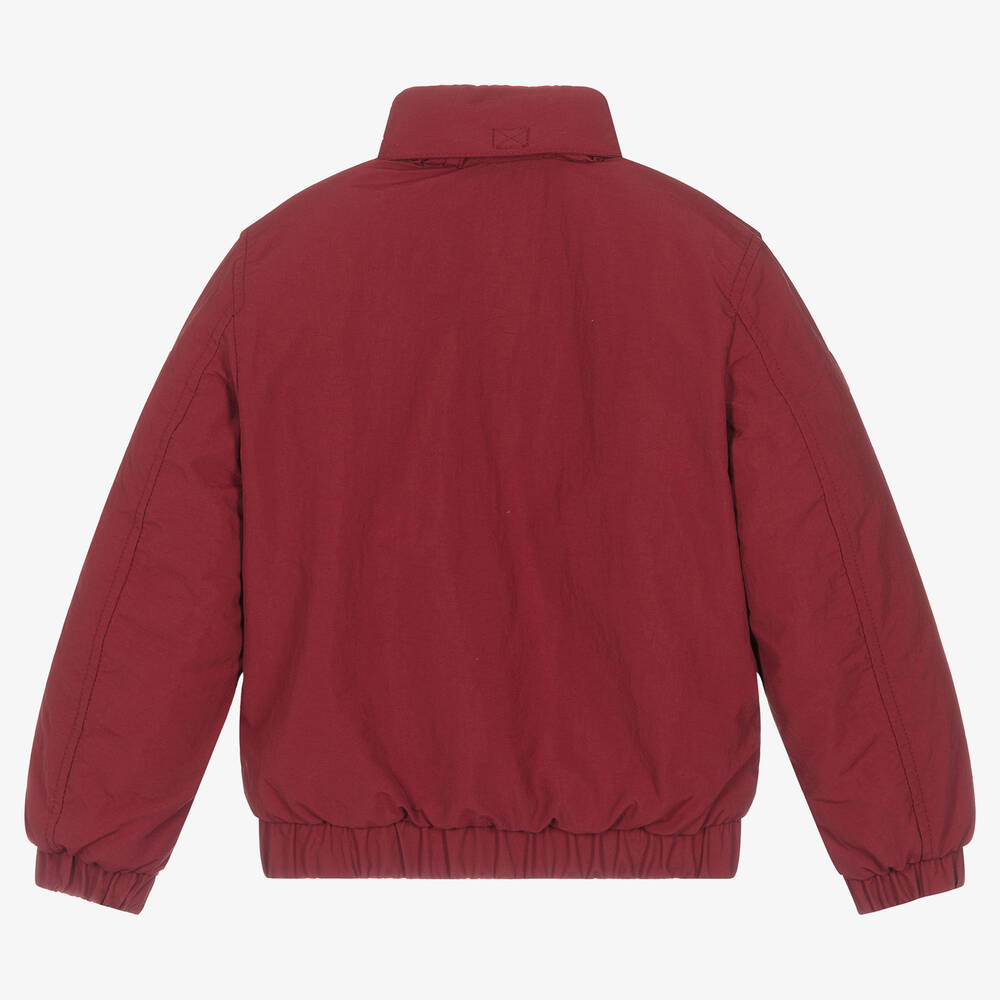 Maroon tommy hilfiger outlet jacket