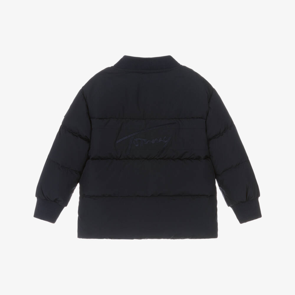 Tommy Hilfiger-Boys Short Jacket with Contrasting Hood | Childrensalon Outlet