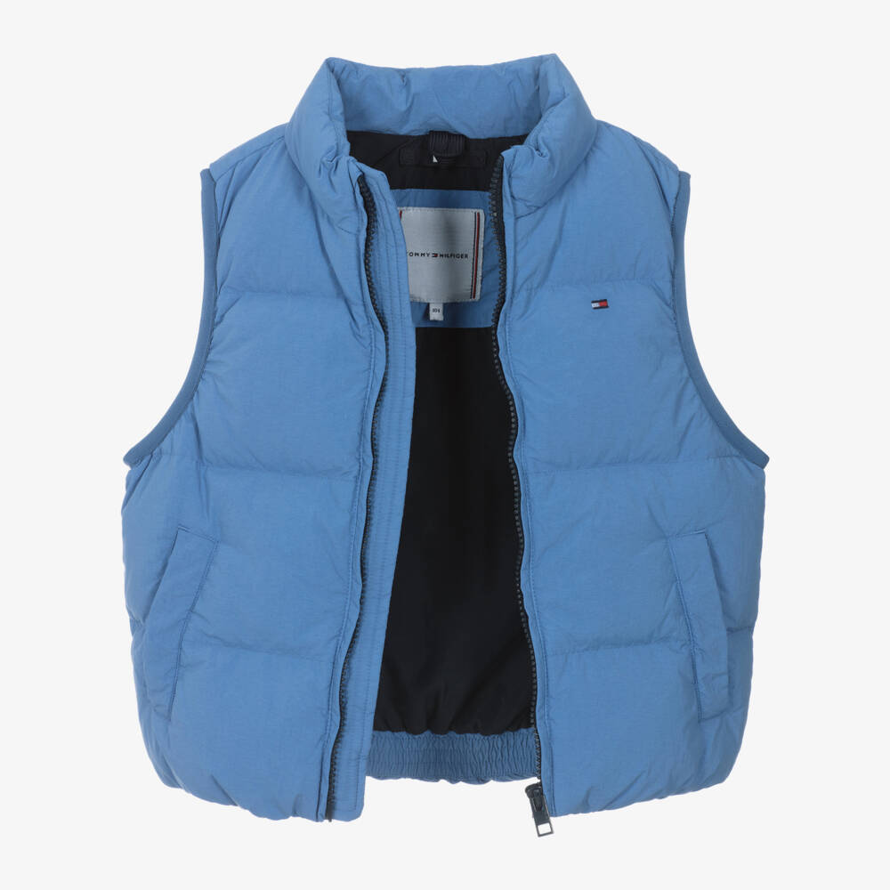 Tommy Hilfiger-Boys Sky Puffer Vest Gilet | Childrensalon Outlet