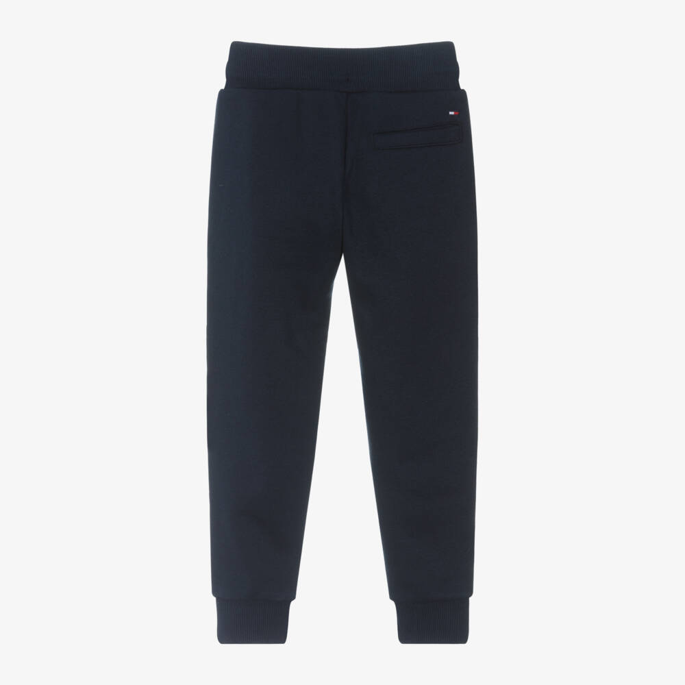 Tommy Hilfiger-Boys Soft Blue Cotton Trousers | Childrensalon Outlet