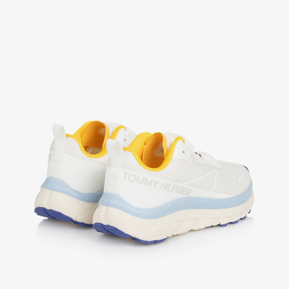 Tommy Hilfiger-Boys Sporty Knit Footwear in White | Childrensalon Outlet