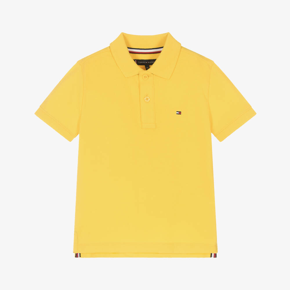 Tommy Hilfiger-Boys Sunshine Cotton Polo Top | Childrensalon Outlet