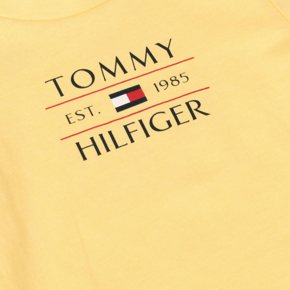 Tommy Hilfiger-Boys Sunshine Icon Cotton Tee | Childrensalon Outlet