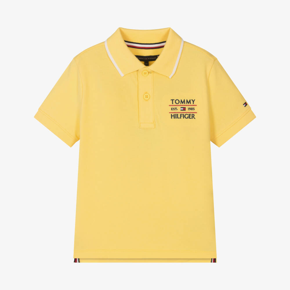 Tommy Hilfiger-Boys Sunshine Polo with Emblem | Childrensalon Outlet